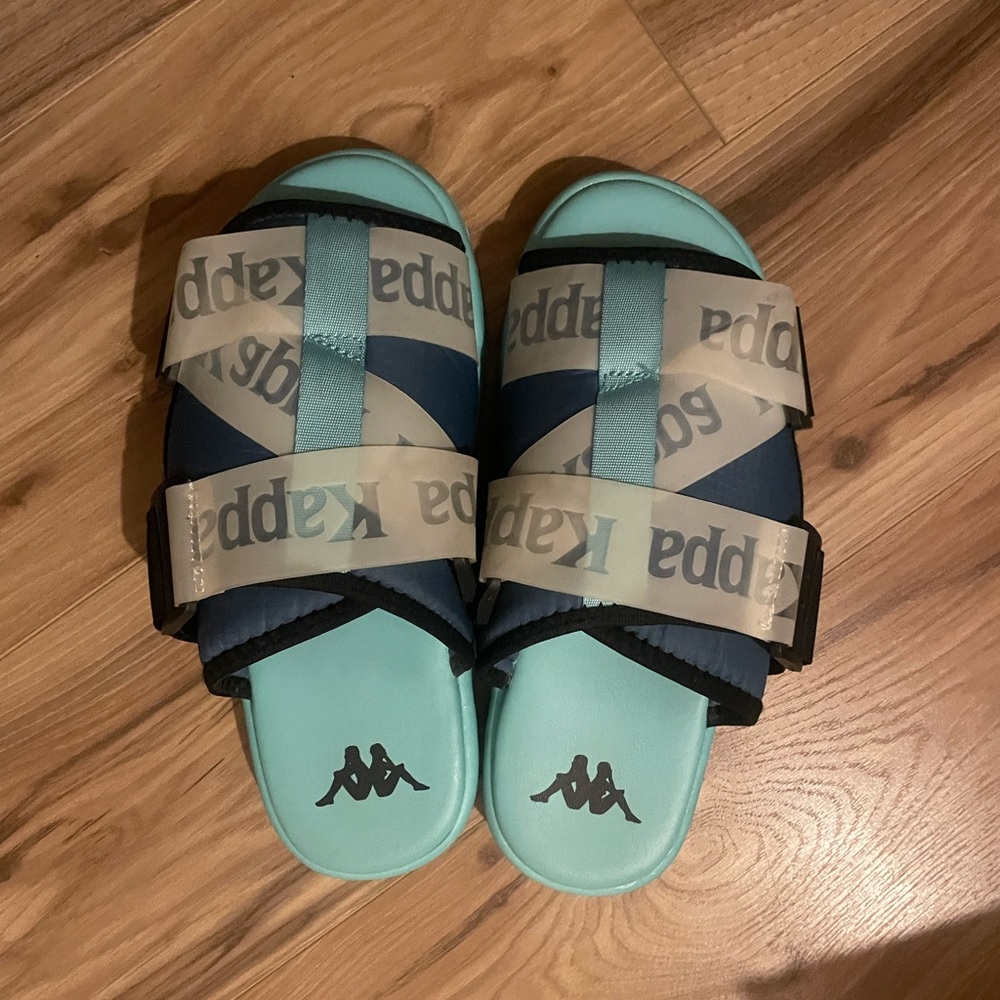 Kappa Kids Blue and Black Sandals